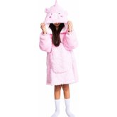 Cozy Noxxiez CH325 Jednorožec - hřejivá televizní mikinová deka s kapucí - děti 7 - 12 let